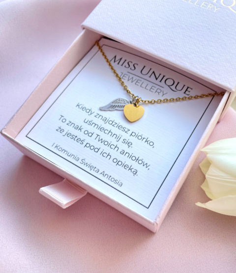 Naszyjnik Winged Heart Gold&Silver Naszyjnik Winged Heart Gold&Silver